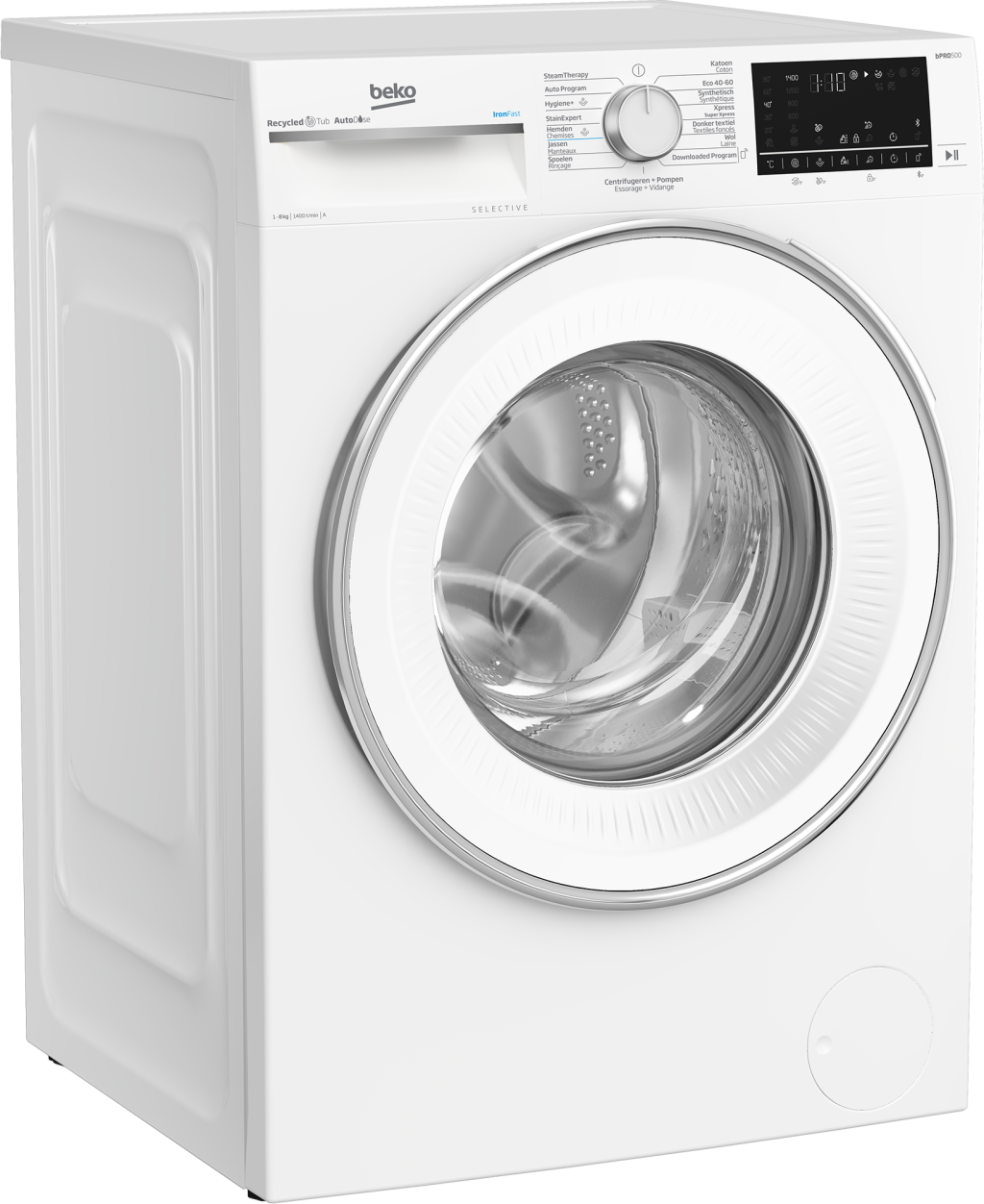 Wasmachine 1400 toeren 8 kg Auto dosering