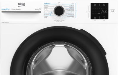 Wasmachine 1400 toeren 8 kilo  display